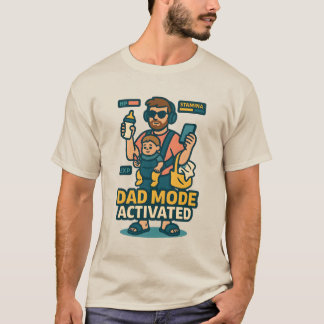 T-shirt Mode Papa Activé - Parenting Style Joueur