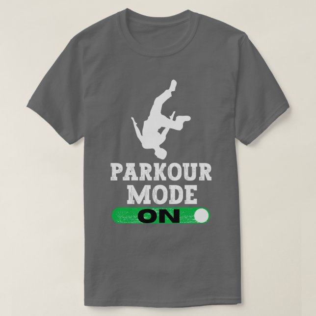 T-shirt Mode Parkour activé (Design devant)