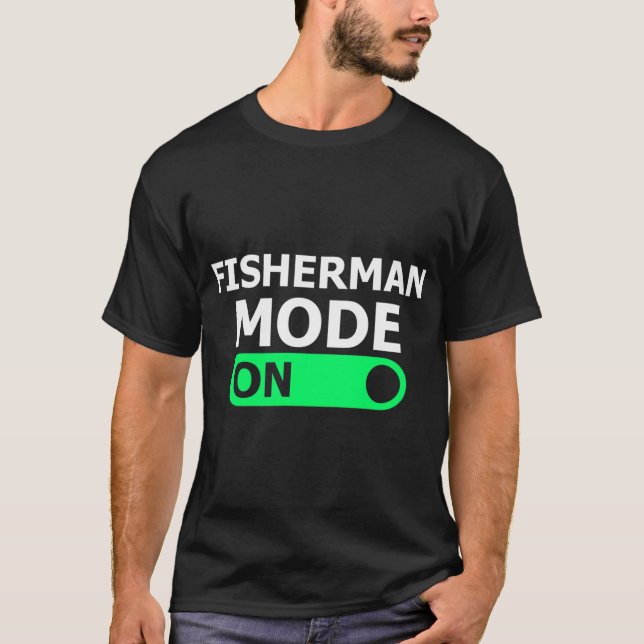T-shirt Mode Pêcheur Activé (Devant)