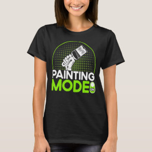 T-shirt Mode Peinture décorateur de la maison sur