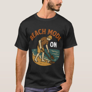 T-shirt Mode Plage Activé Détection de Métal Chasse au Tré