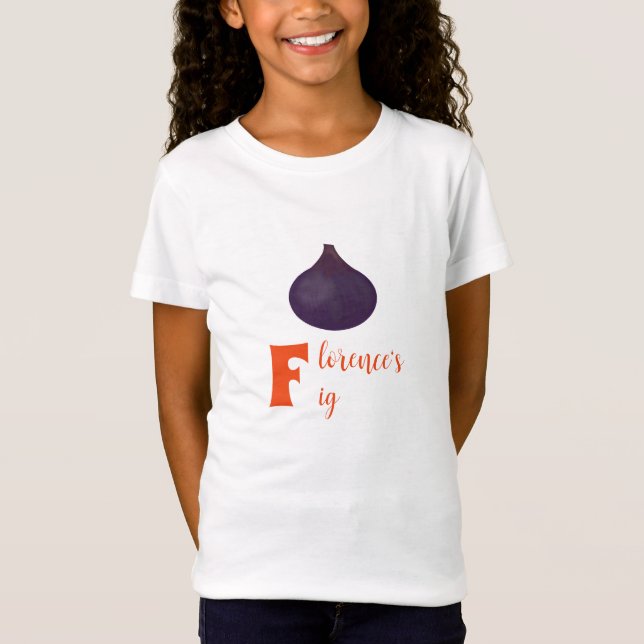 T-Shirt Mode plastique pour initiales F (Devant)