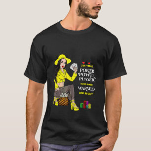 T-shirt Mode Poker joueur jeux de cartes casino jeux ladie