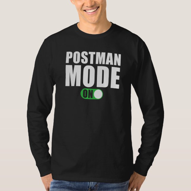 T-shirt Mode Postman activé sur Postman (Devant)