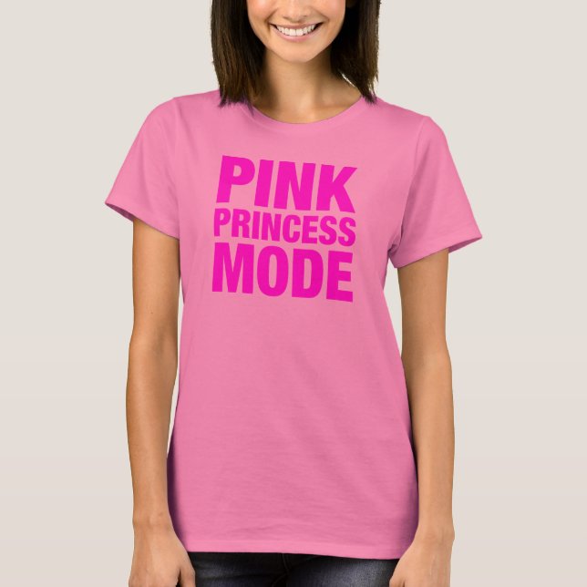 T-shirt Mode Princesse rose (Devant)