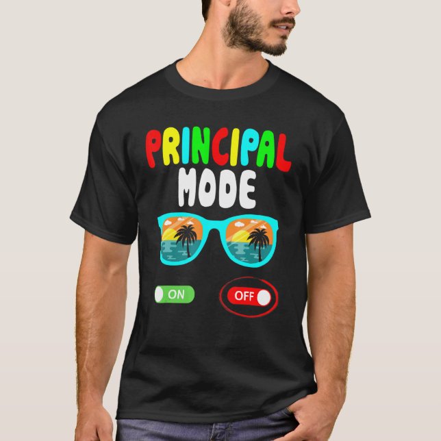 T-shirt Mode Principal Désactivé Dernier Jour De Vacance D (Devant)