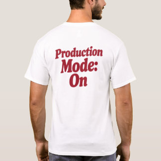 T-shirt Mode Production : Activé
