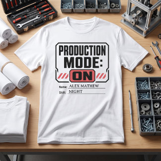 T-shirt Mode Production Sur Nom Personnalisé Équipe
