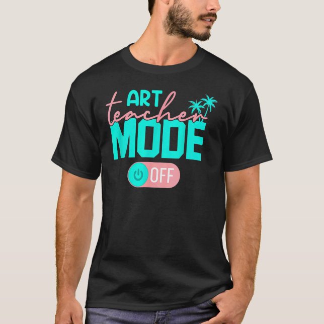 T-shirt Mode Professeur d'Art Désactivé (Devant)