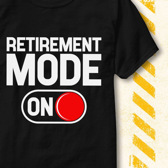 T-shirt Mode Retraite Activé Interrupteur Retraité Gras Dr (Créateur téléchargé)