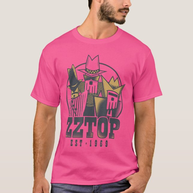T-shirt Mode Rétro pour Hommes ZZopres (Devant)