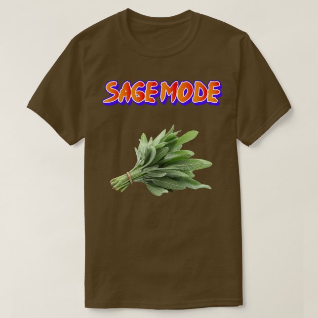 T-SHIRT MODE SAGE (Design devant)