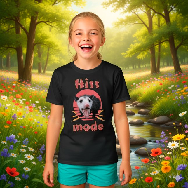 T-shirt Mode Sifflement Opossum Drôle Animal Chaotique (Créateur téléchargé)
