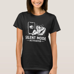 T-shirt Mode Silencieux Activé