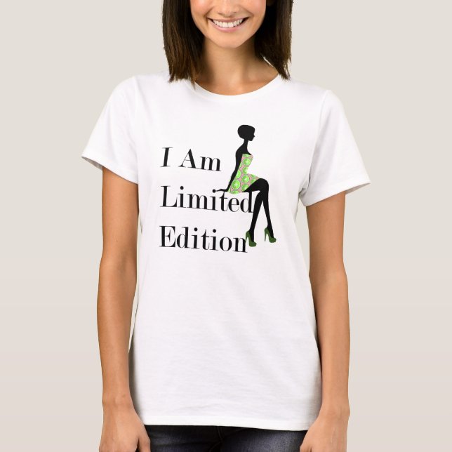 T-shirt Mode Silhouette I Am Limited Edition Citation (Devant)