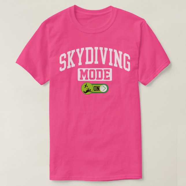 T-shirt Mode Skydiving sur Funny Paraglider Parasailer Sky (Design devant)
