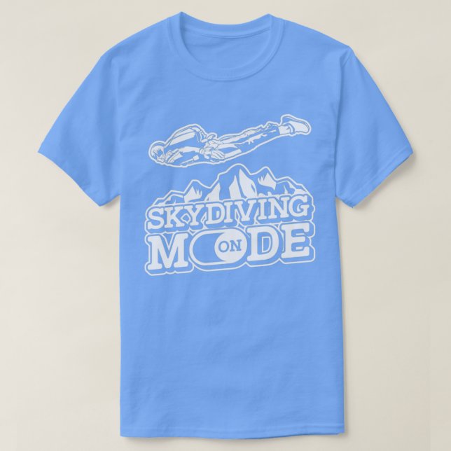 T-shirt Mode Skydiving Sur Parachutiste Parachutiste Airma (Design devant)