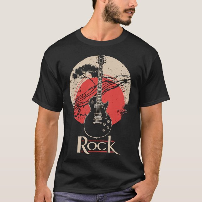 T-shirt Mode Solo : Reverbe de guitare (Devant)