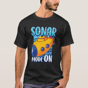 T-shirt Mode sonar Sur Le Biologiste Marin Sous-Marin Futu