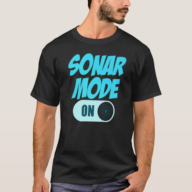 T-shirt Mode sonar Sur Marinebiologiste (Devant)