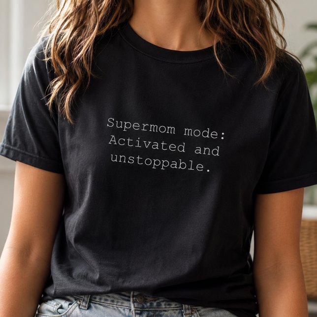 T-shirt Mode Supermaman Activé Puissance Inarrêtable (Créateur téléchargé)