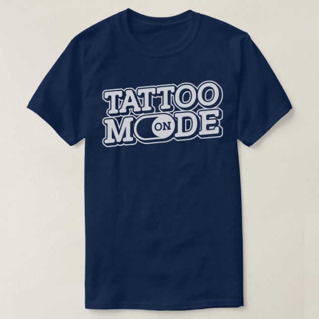 T-shirt Mode tatouage Sur Boutique Tatouage Tatouage À L'E (Design devant)