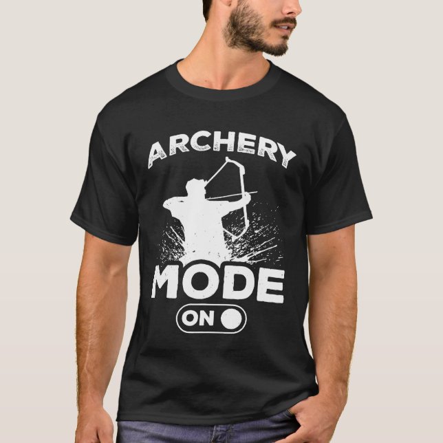 T-shirt Mode tir à l'arc pour hommes activé (Devant)