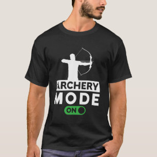 T-shirt Mode Tir À L'Arc Sur La Tête De Tir À L'Archer Bow