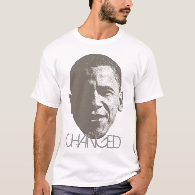 T-shirt Mode tramée changée T d'Obama (Devant)
