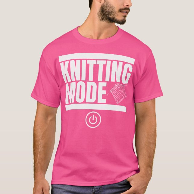 T-shirt Mode Tricot Activé Tricot Drôle (Devant)