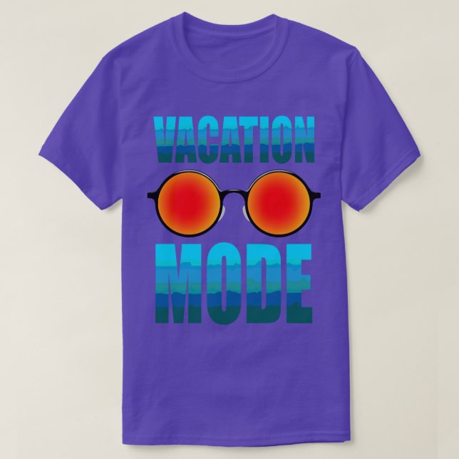 T-shirt Mode vacances (Design devant)