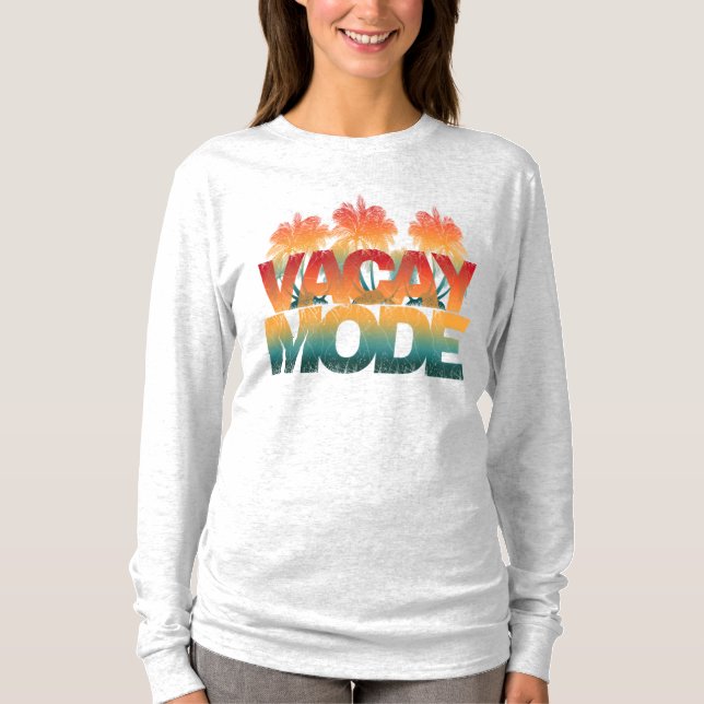 T-shirt mode vacances (Devant)
