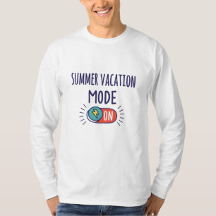 T-shirt Mode vacances d'été Activé