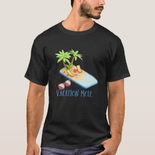 T-shirt Mode Vacances mignonnes Vacances été Plage Temps S