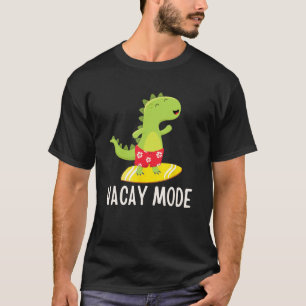 T-shirt Mode Vacay Amusant Famille Vacances Été Cute Dinos
