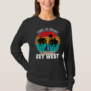 T-shirt Mode Vacay Temps Pour Profiter De Key West Retro