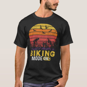 T-shirt Mode Vélo Sur VTT cadeau vintage Vintage