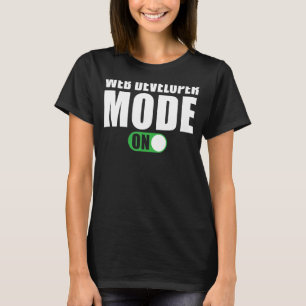 T-shirt Mode Web Developer sur Web Developer