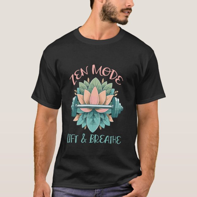 T-shirt Mode Zen Soulever Et Respirer (Devant)