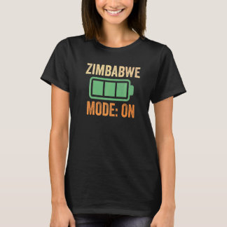 T-shirt Mode Zimbabwe sur batterie