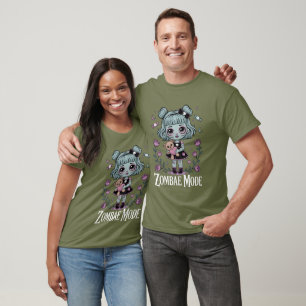 T-shirt Mode Zombie Fille imprimé