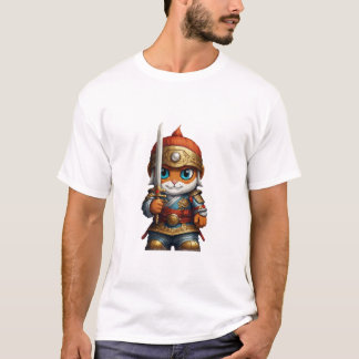 T-shirt Modèle 100, Chemise T-Impression Cartoon Vibrante