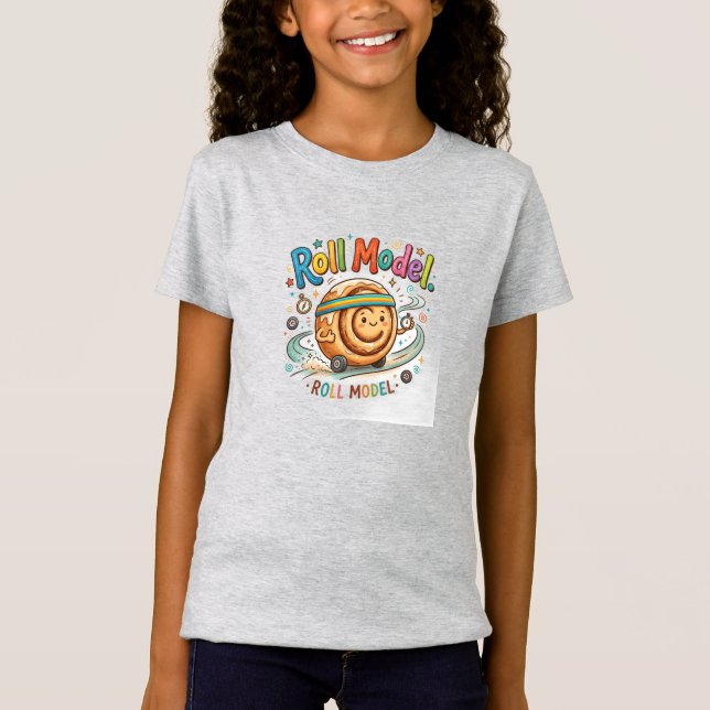 T-shirt Modèle à Rouler (Devant)