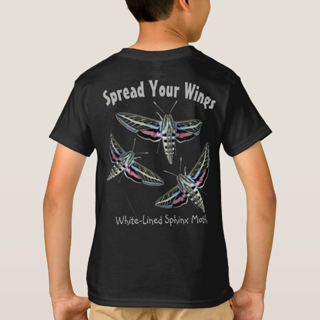 T-shirt Modèle arrière photo de l'insecte de papillons de  (Dos)