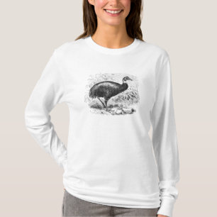 T-shirt Modèle australien géant d'oiseau de casoar vinta