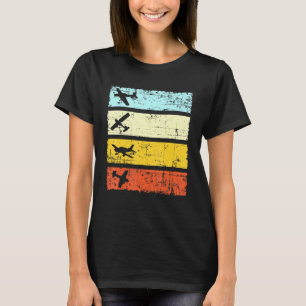 T-shirt Modèle avion modèle avion avion Retro Vintage