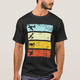 T-shirt Modèle avion modèle avion avion Retro Vintage