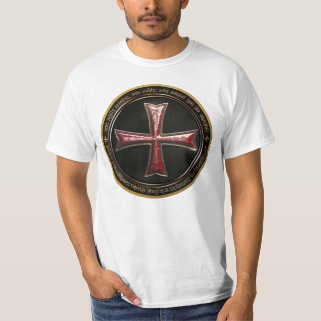 T-shirt Modèle Croix non Nobis Domine (Devant)