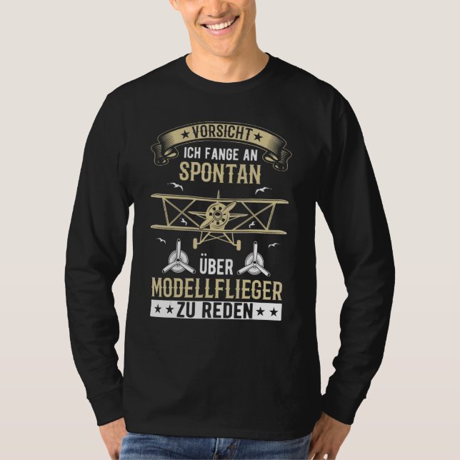T-shirt Modèle d'aéronef Modèle d'avion Mode de constructi (Devant)