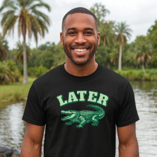 T-shirt Modèle d'alligator Gator